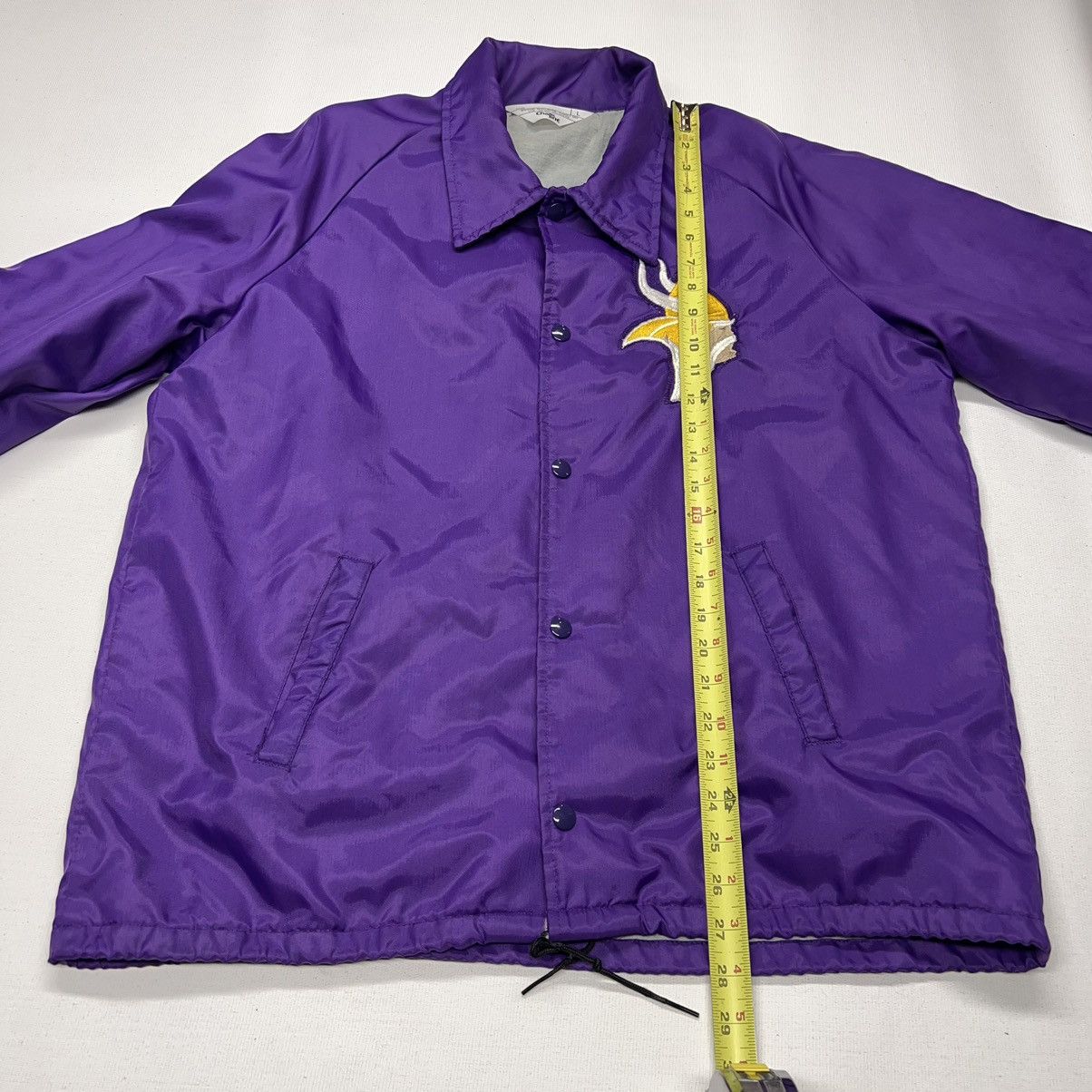 NFL × Vintage Minnesota Vikings Jacket Purple Chalk Line Coach Windbreaker Size US L / EU 52-54 / 3 - 17 Thumbnail