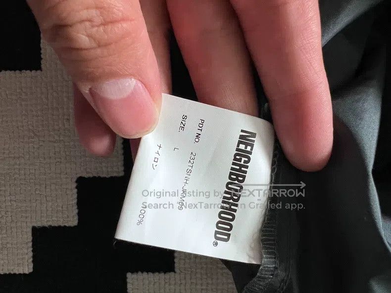Neighborhood Neighborhood Nylon Half Zip Hooded Jacket Size US L / EU 52-54 / 3 - 5 Thumbnail