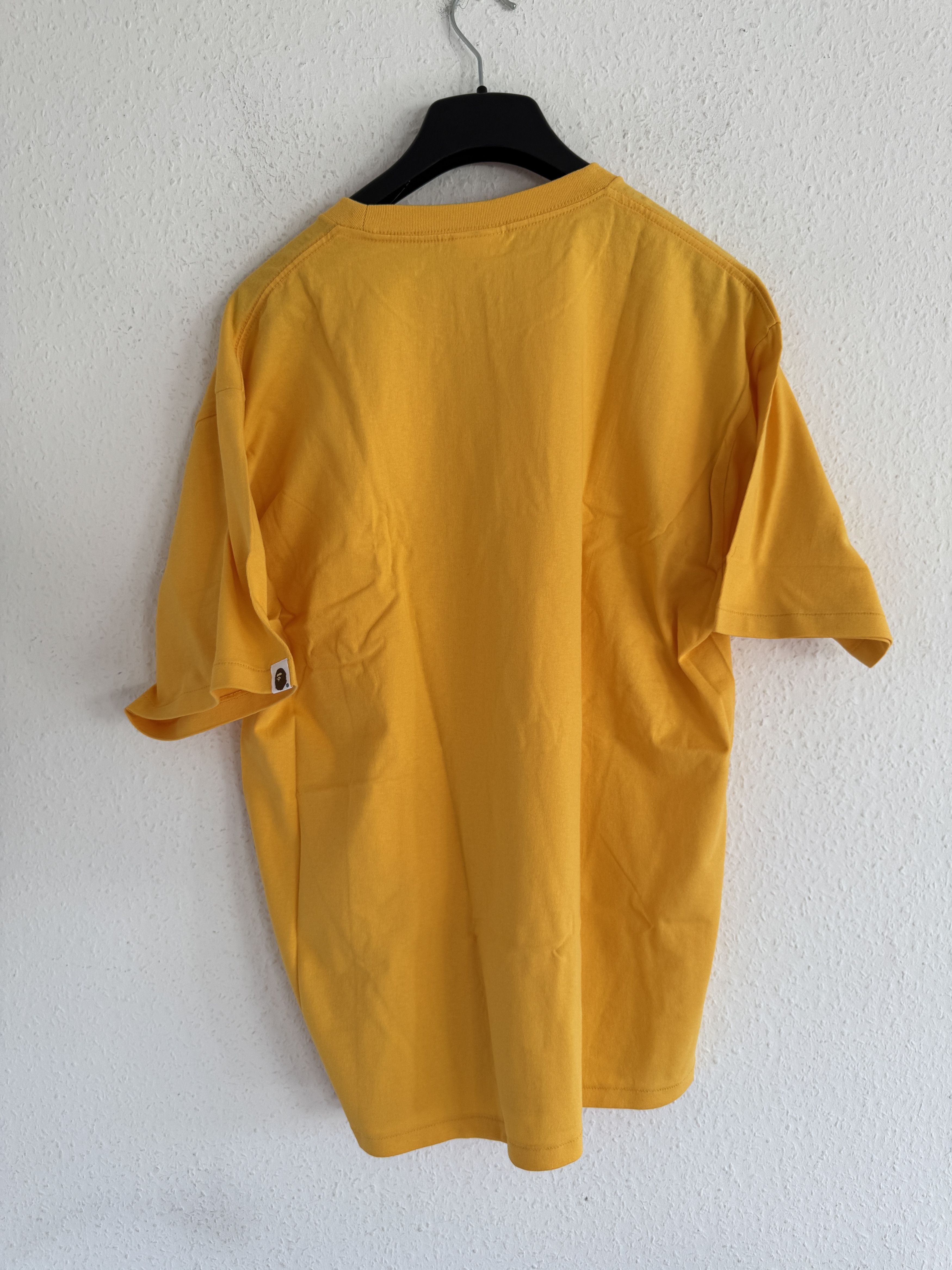 Bape Yellow Shark One Point Tee Size US XXL / EU 58 / 5 - 11 Thumbnail