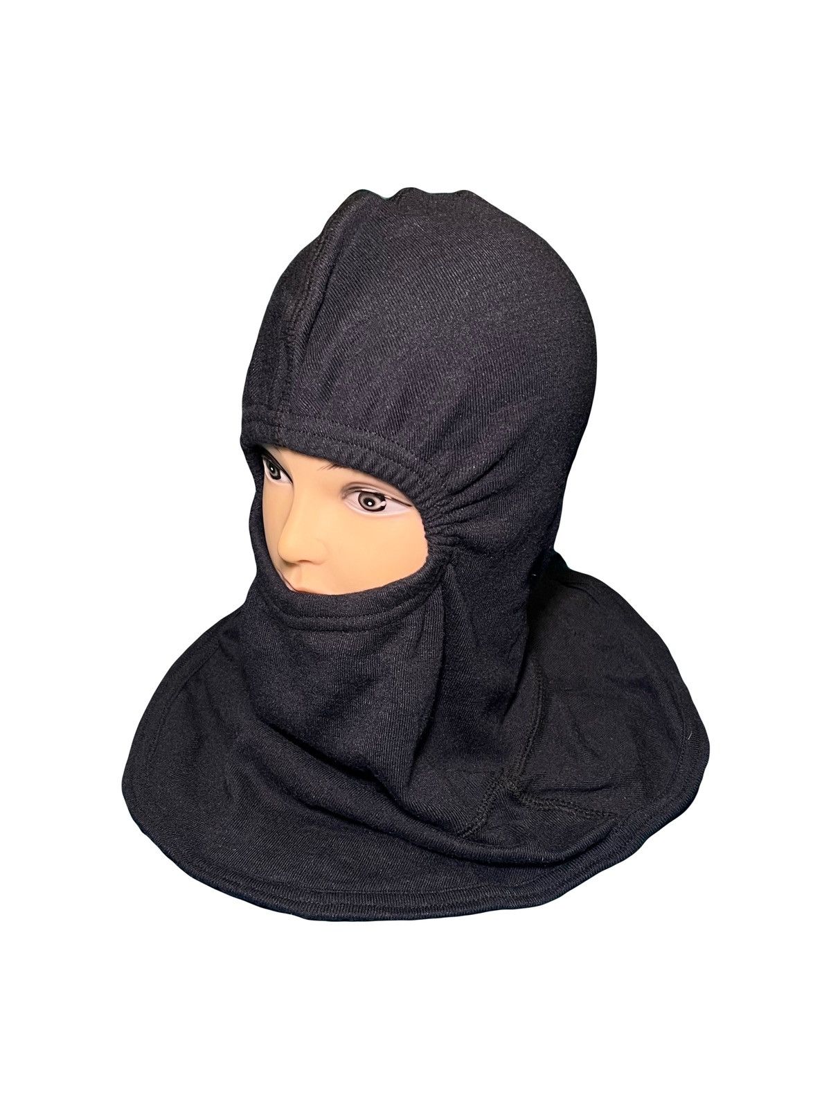 Vintage Vintage Black Growag Mask balaclava Knitted Face Car Race Size ONE SIZE - 2 Thumbnail
