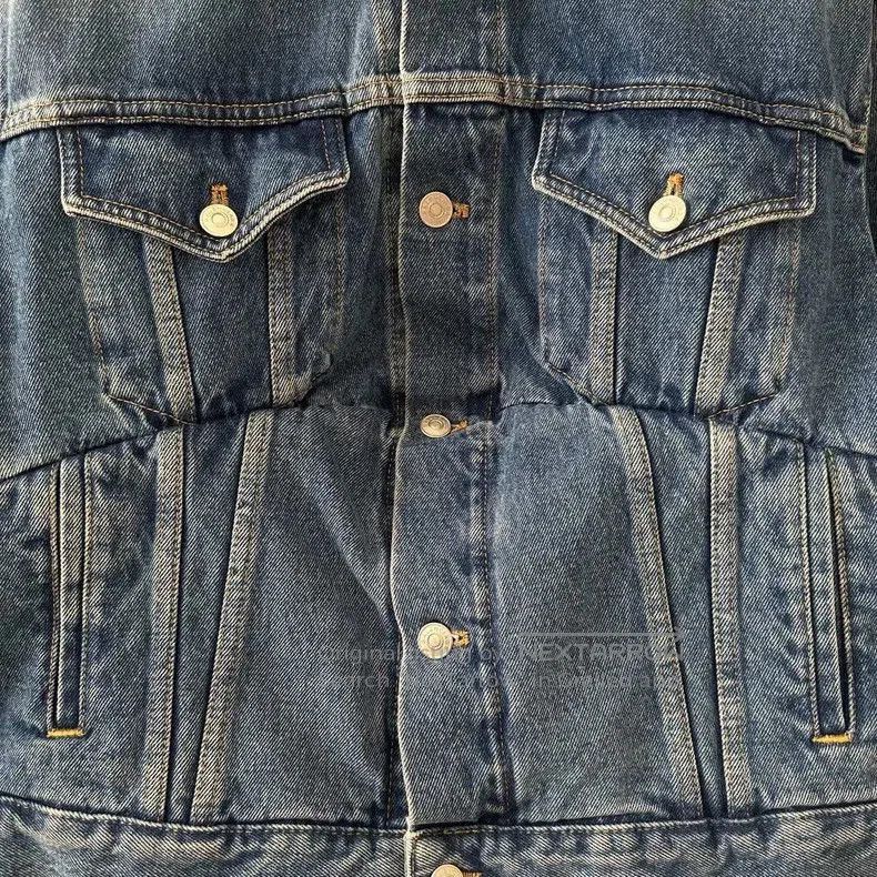 Balenciaga Balenciaga Swing Denim Jacket. Size XS / US 0-2 / IT 36-38 - 5 Thumbnail