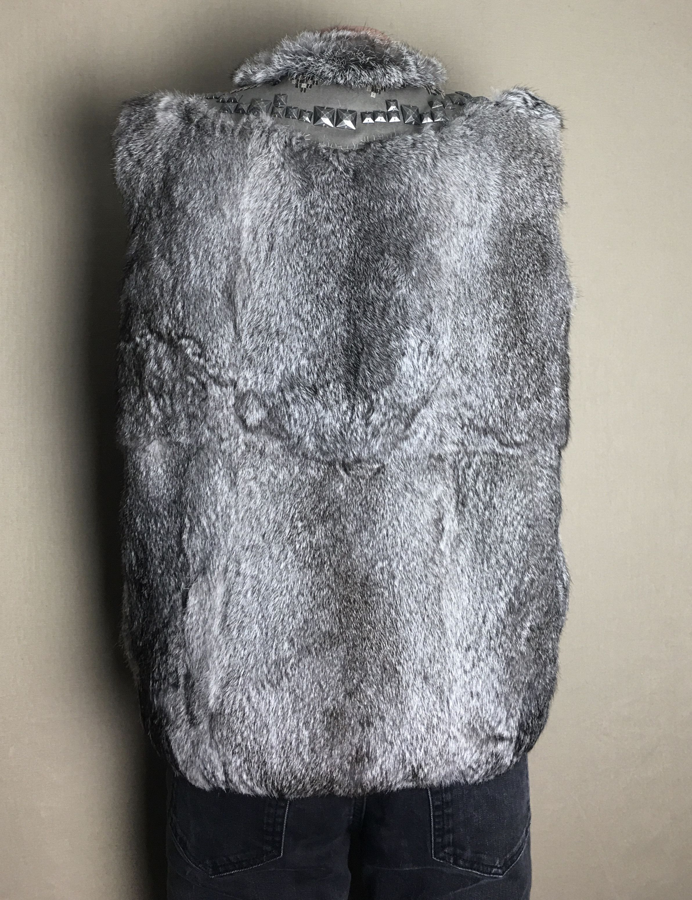 Sandro Sandro Paris Rabbit Fur Vest Jacket Size T2/ M Size M / US 6-8 / IT 42-44 - 4 Thumbnail