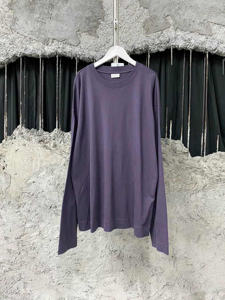 DRIES VAN NOTEN Deep purple long sleeves