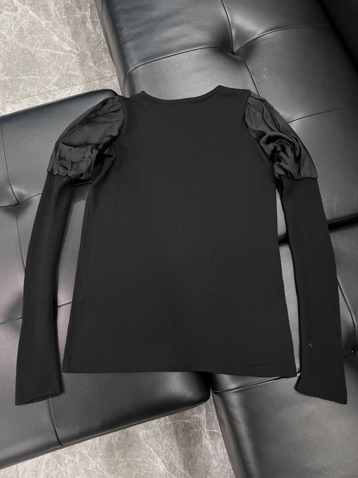 Miu Miu Miu Miu 2007 Puff Sleeve Knit Sweater Size M / US 6-8 / IT 42-44 - 2 Thumbnail