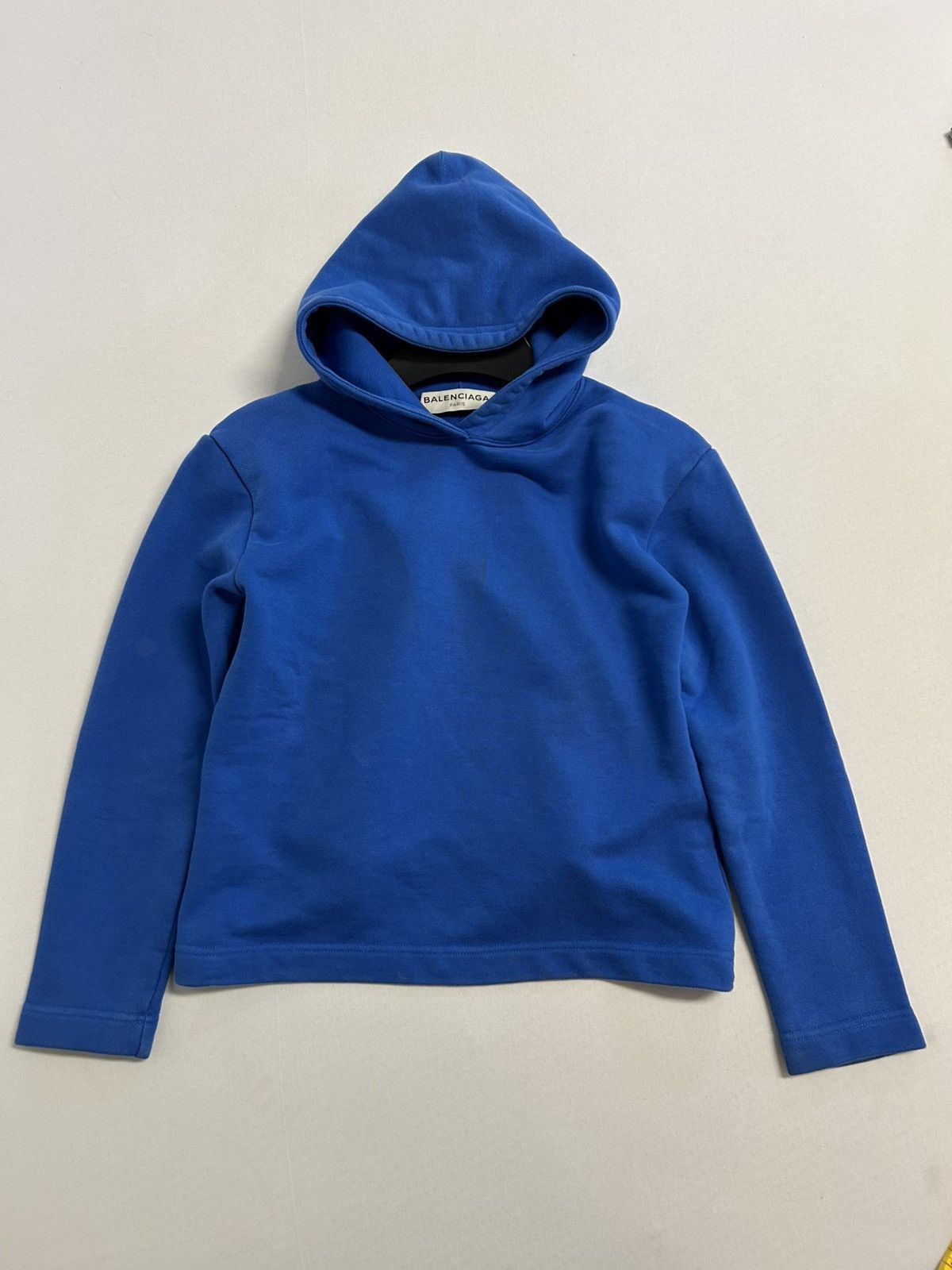 Balenciaga SS2016 Shoulder Pad Shrunk Fit Hoodie Size US XS / EU 42 / 0 - 3 Thumbnail