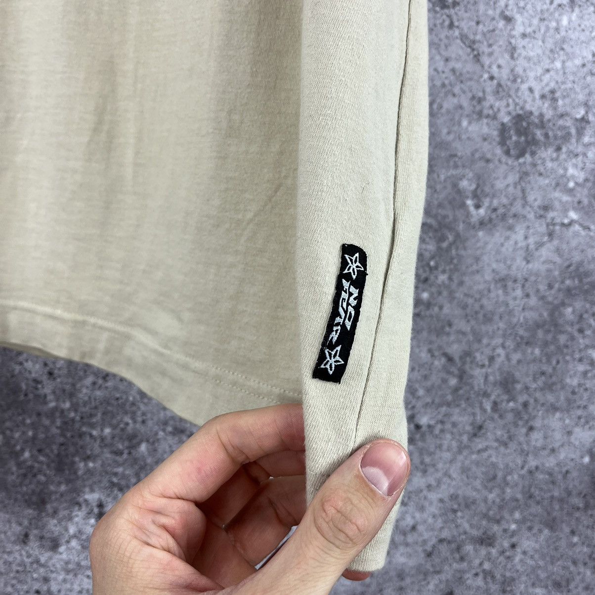 No Fear × Vintage No Fear Vintage T-Shirt Big Logo Scull Y2K Beige Size XL Size US XL / EU 56 / 4 - 7 Thumbnail