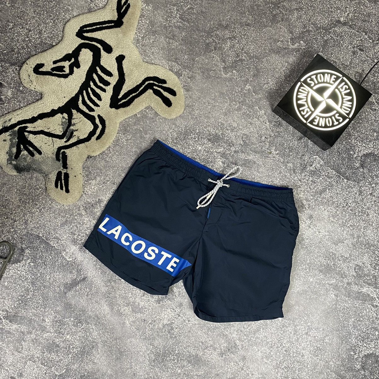Lacoste Men’s Lacoste Big Logo Crocodile Swimwear shorts Size US 34 / EU 50 - 1 Thumbnail