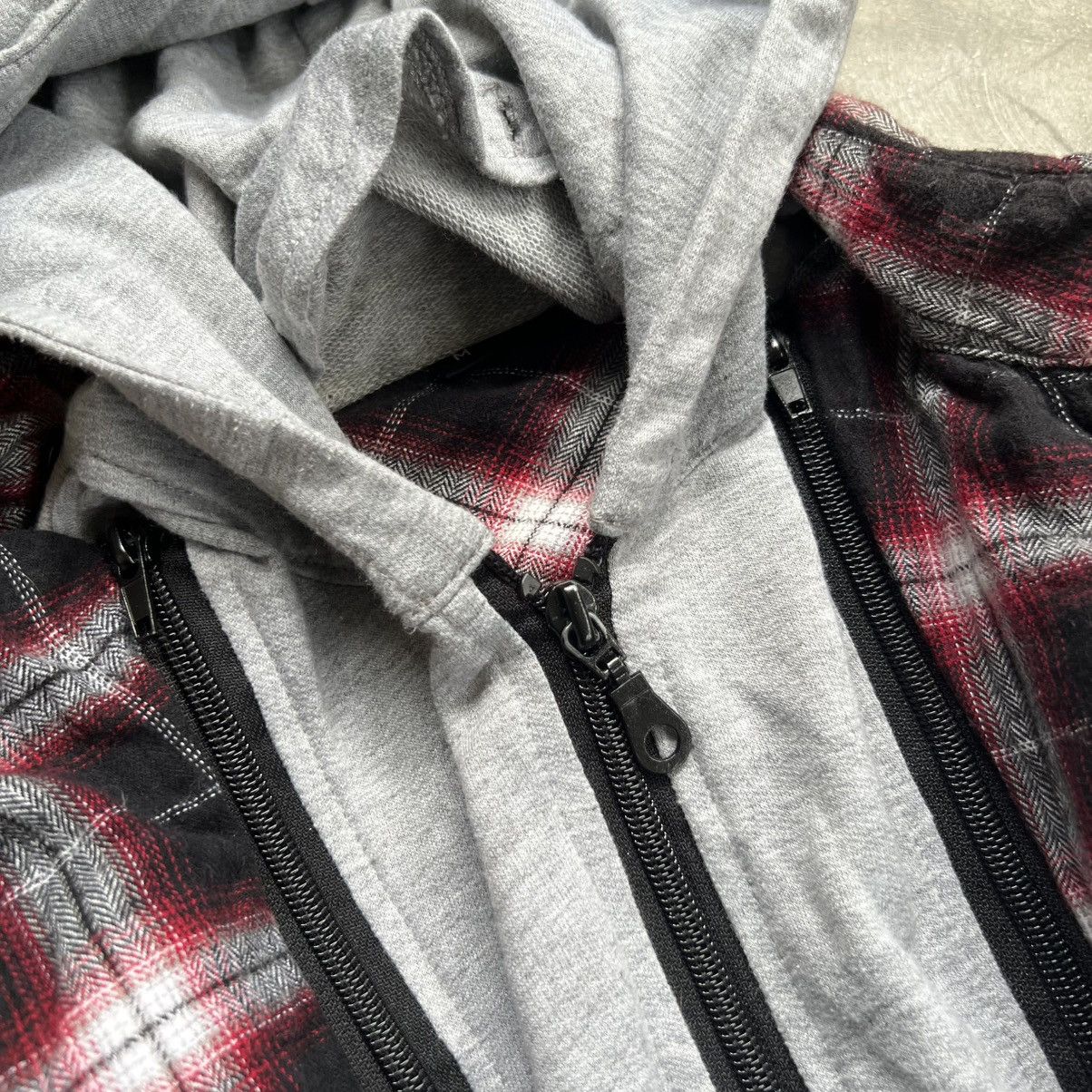 In The Attic 2000’s In The Attic Vkei Style Zip Flannel Shirt Size US M / EU 48-50 / 2 - 5 Thumbnail