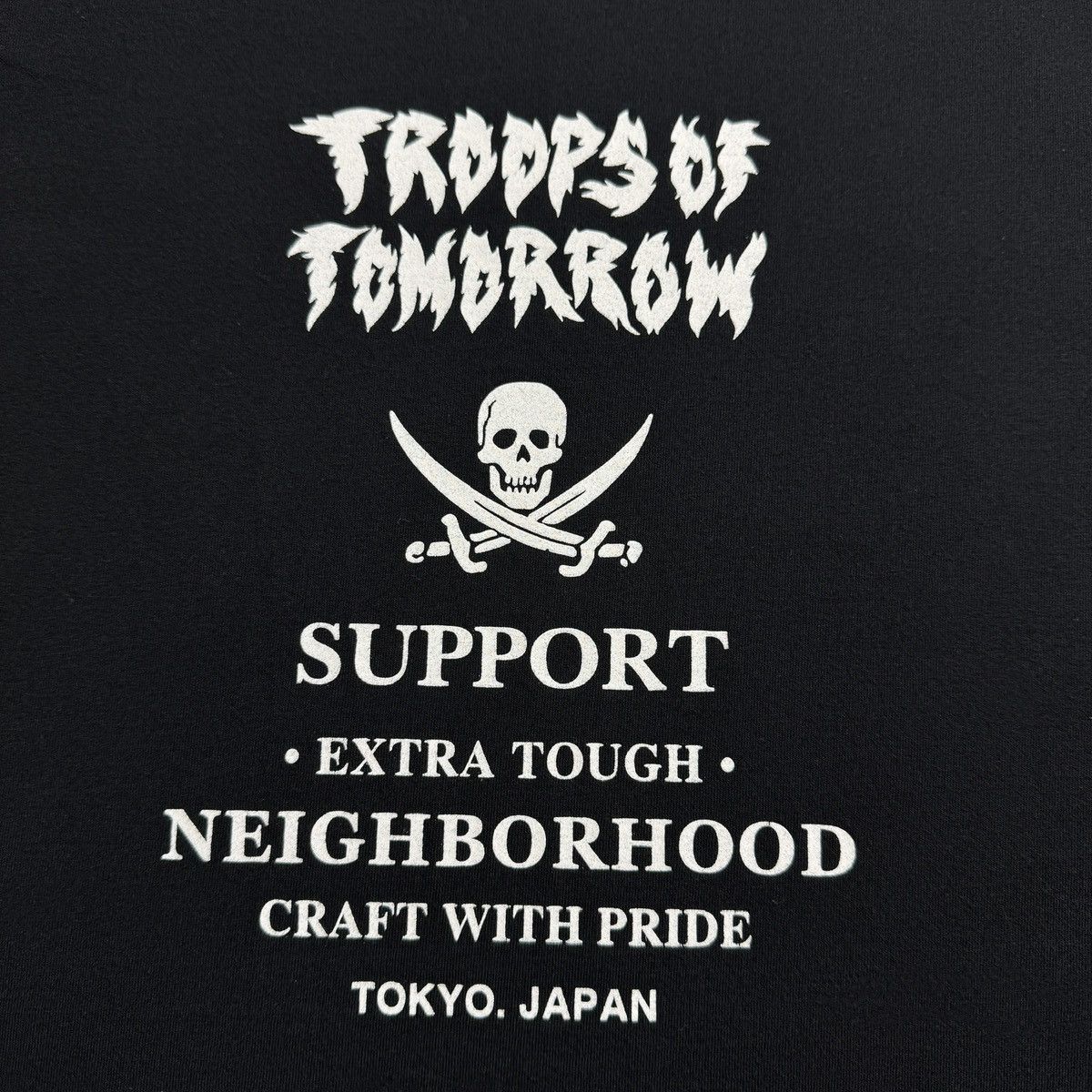 Neighborhood Neighborhood Troops of Tomorrow NBHD Tee y2k Japanese brand Size US L / EU 52-54 / 3 - 5 Thumbnail