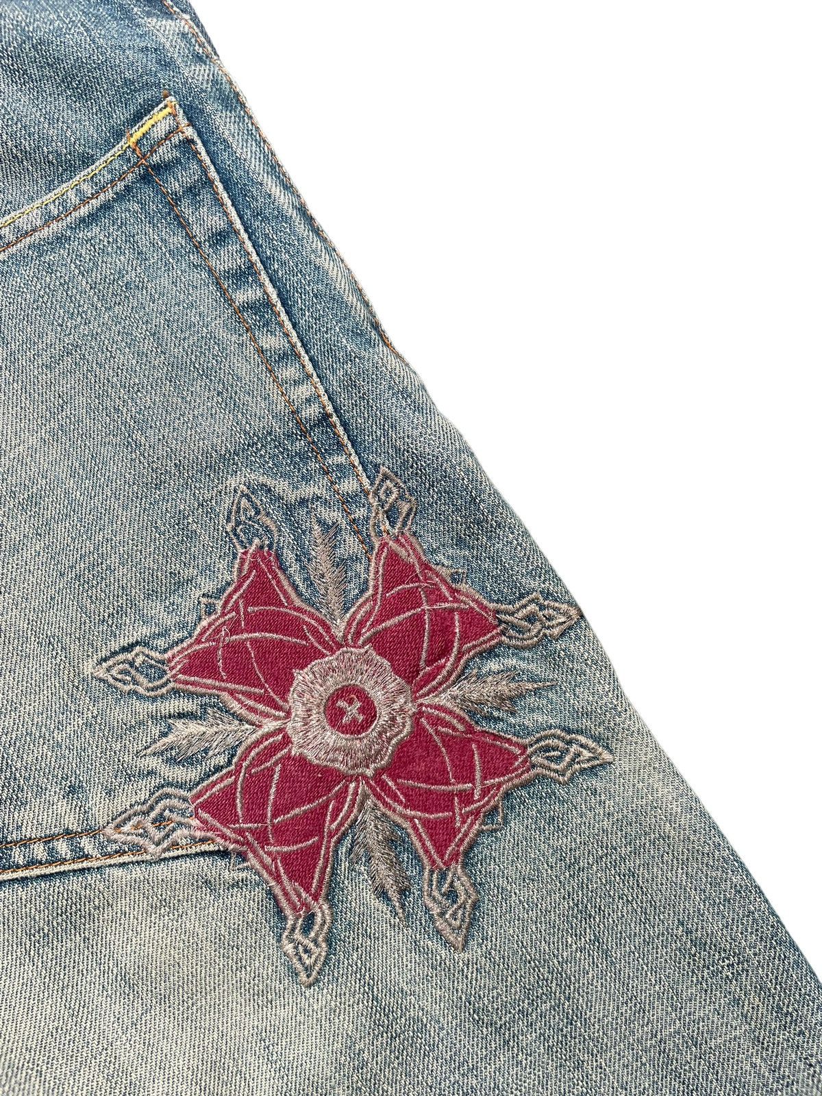 Fake London Genius Fake London Genuis Distresed Denim Size US 33 - 10 Thumbnail