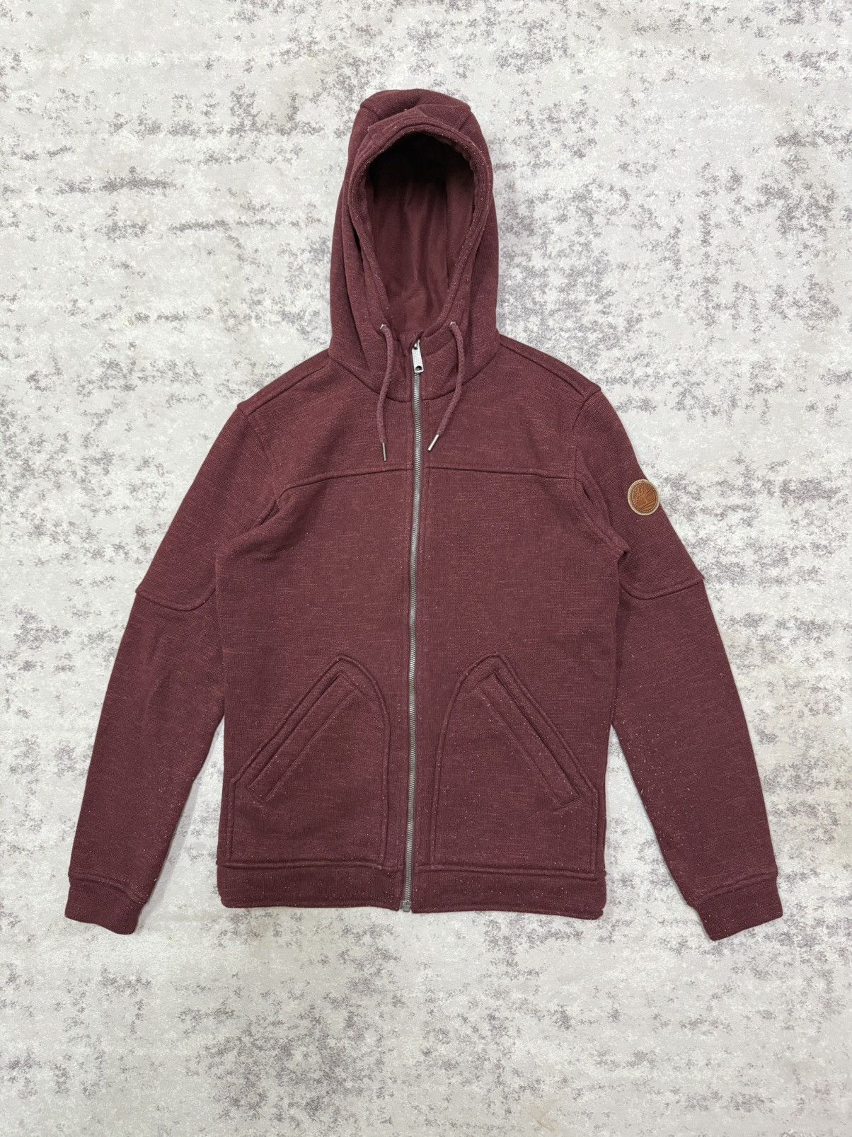 Timberland Timberland Sleeve Patch Logo Knit Zip Up Sweater Hoodie Size US S / EU 44-46 / 1 - 3 Thumbnail