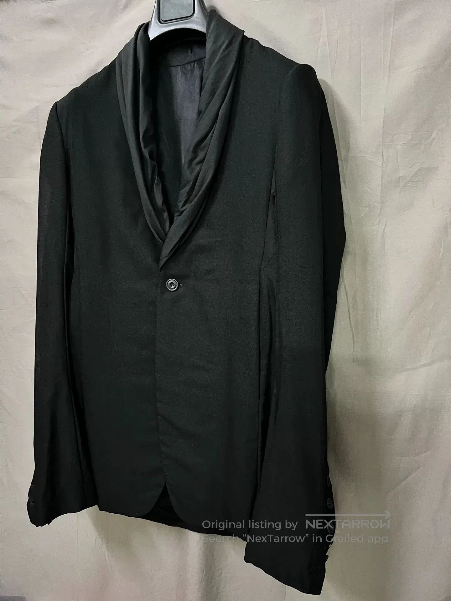 Rick Owens Rick Owens Elegant Black Blazer Jacket. Size US M / EU 48-50 / 2 - 4 Thumbnail