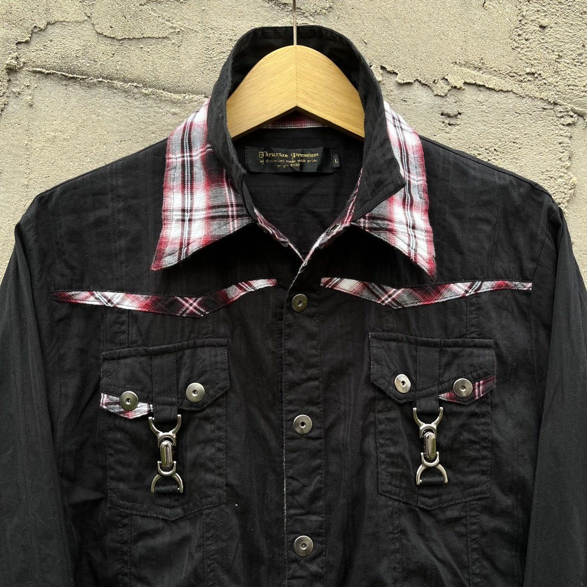 If Six Was Nine Y2K Punk shirt thruxton double neck Size US L / EU 52-54 / 3 - 3 Thumbnail