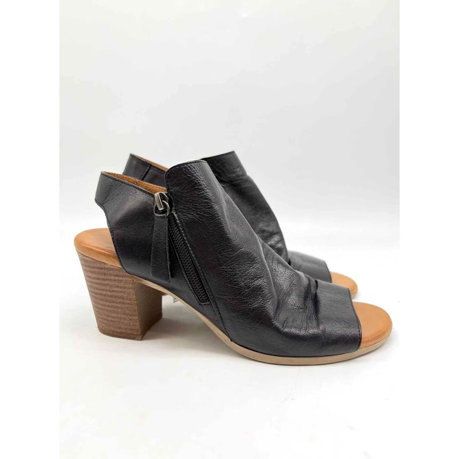 Vintage Biza Black Size 39 Block Heels Size US 9 / IT 39 - 4 Thumbnail