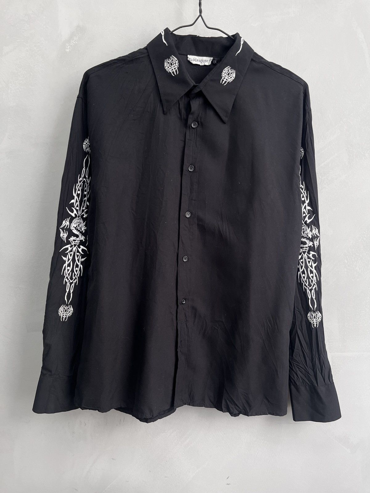 Affliction RARE TRIBAL DIESEL STYLE FALMES DIESEL STYLE SHIRT BUTTON UP Size US L / EU 52-54 / 3 - 1 Thumbnail