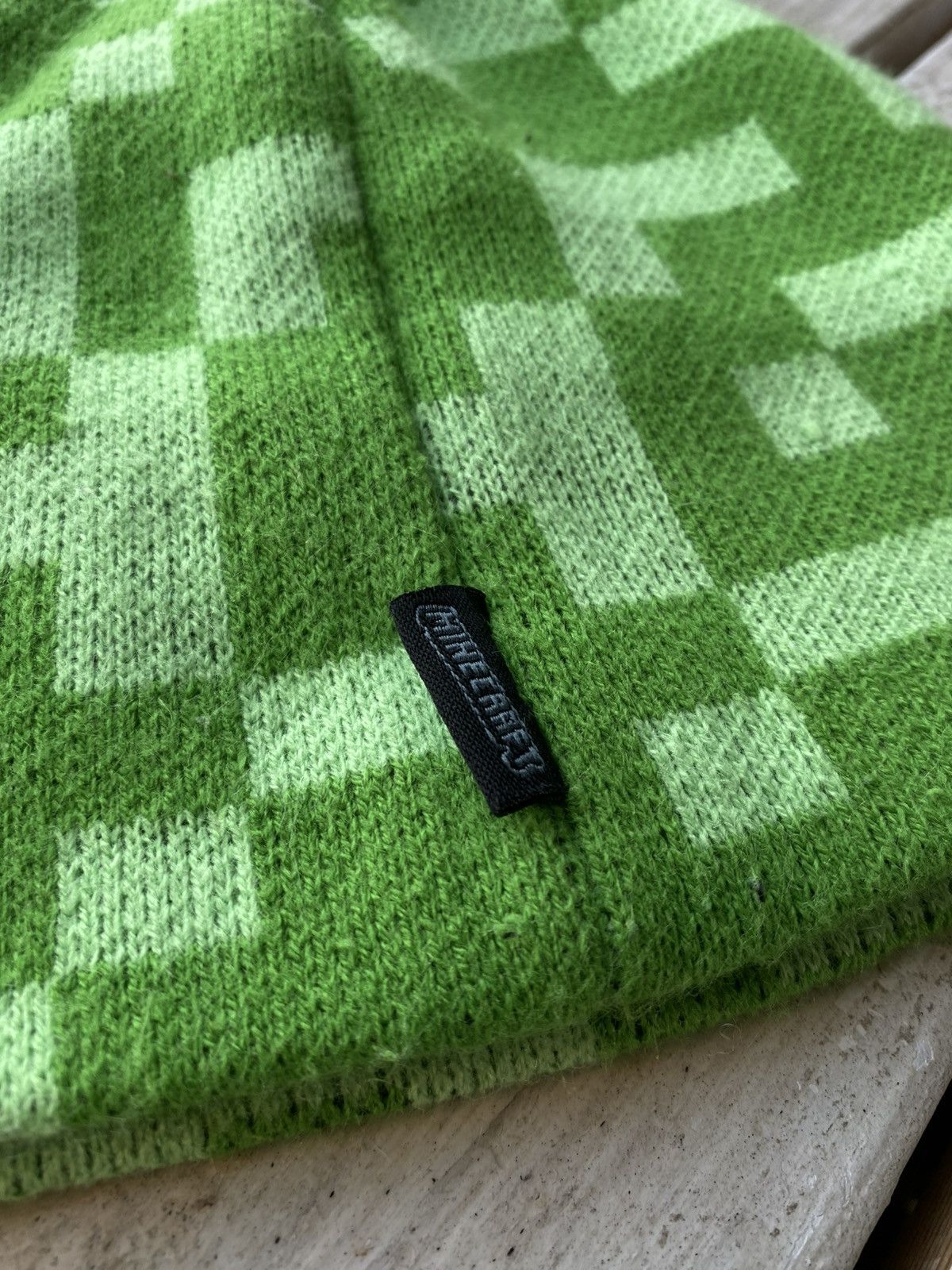 Japanese Brand × Vintage 🚨GRAIL Minecraft Creeper Beanie Hat Vintage Cap Y2K Size ONE SIZE - 4 Thumbnail