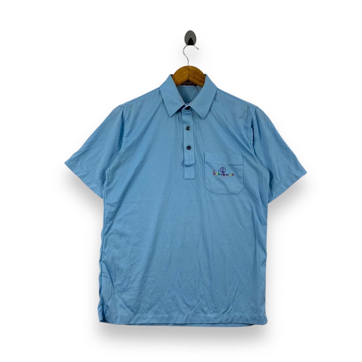 Vintage Vintage BEBEBARON SPORTS ITALY Embroidered Logo Polo Size US M / EU 48-50 / 2 - 1 Thumbnail