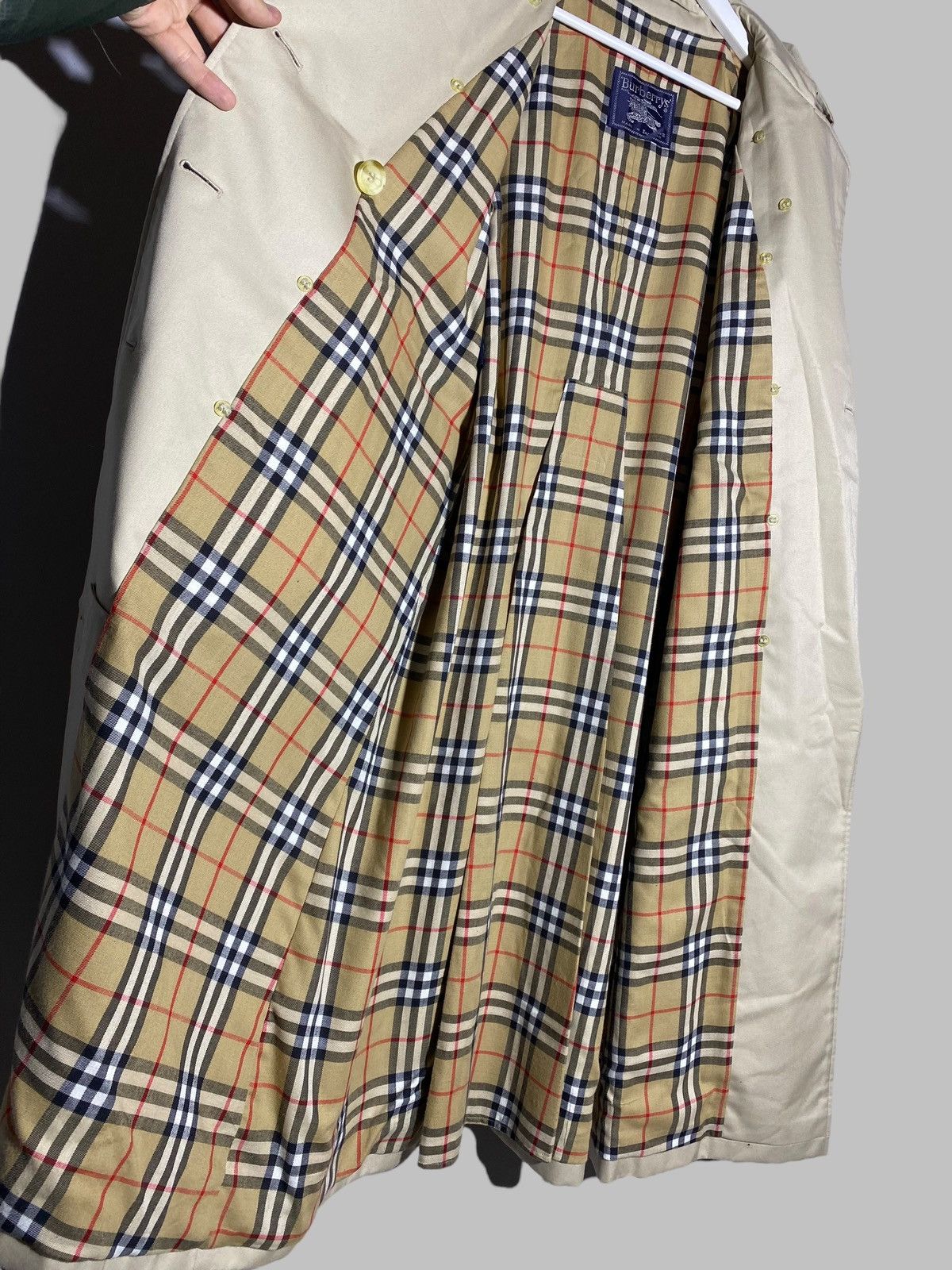 Burberry × Burberry Prorsum Burberrys Double Breasted Nova Check Trench Coat Size US L / EU 52-54 / 3 - 14 Thumbnail