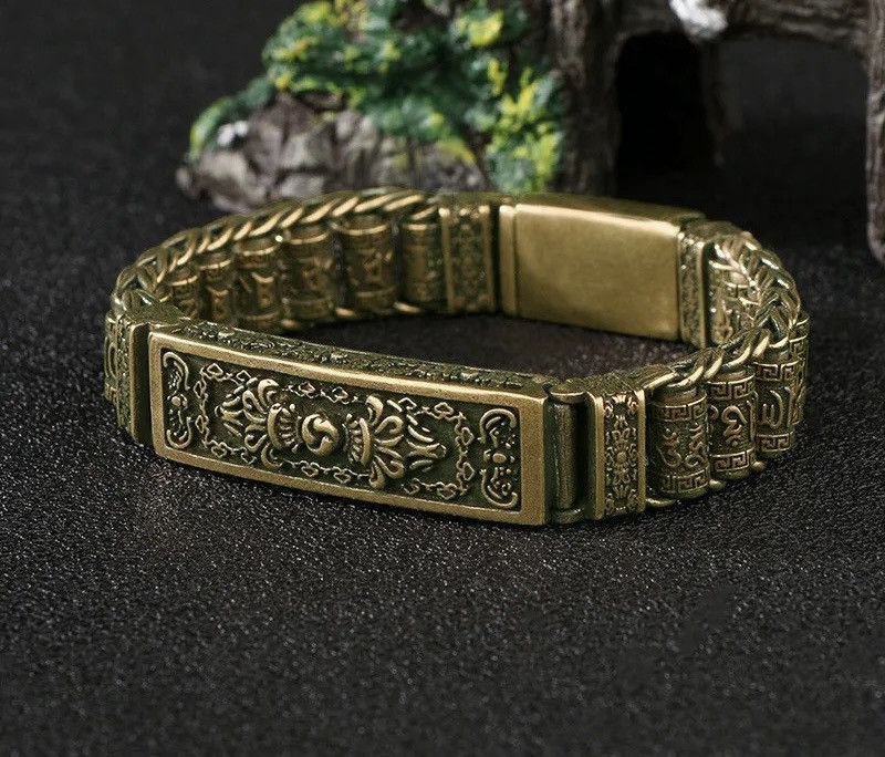 Handmade Multiplier Vajra Six Words Chains Bracelets Size ONE SIZE - 5 Thumbnail