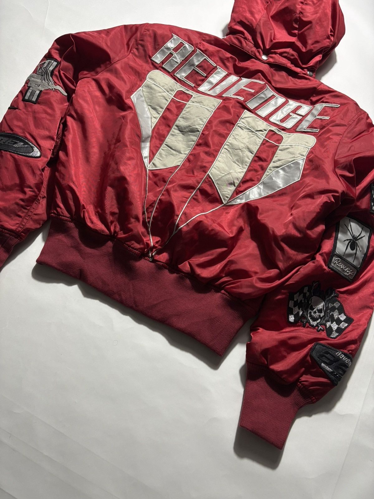 Revenge REVENGE DOUBLE R HOODED BOMBER JACKET Size US M / EU 48-50 / 2 - 5 Thumbnail