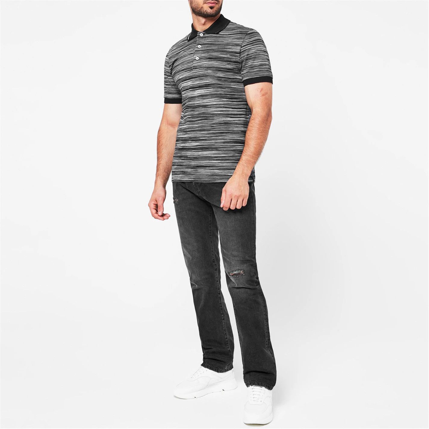 Missoni o1g2r1mq0426 Short Sleeve Polo Shirt in Multicolor Size US L / EU 52-54 / 3 - 4 Thumbnail