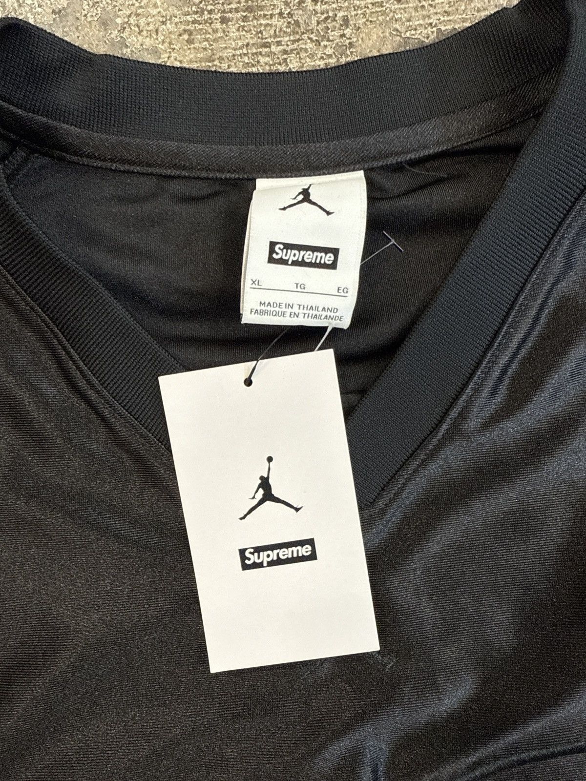 Supreme x Jordan Warm Up JerseyMサイズ supreme jordan warm up jersey XL Supreme Jordan Warm Up Jersey
