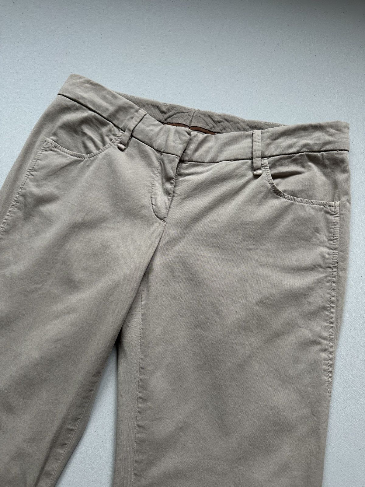 Brunello Cucinelli Brunello Cucinelli Chino Pants Womens Size 27" / US 4 / IT 40 - 6 Thumbnail