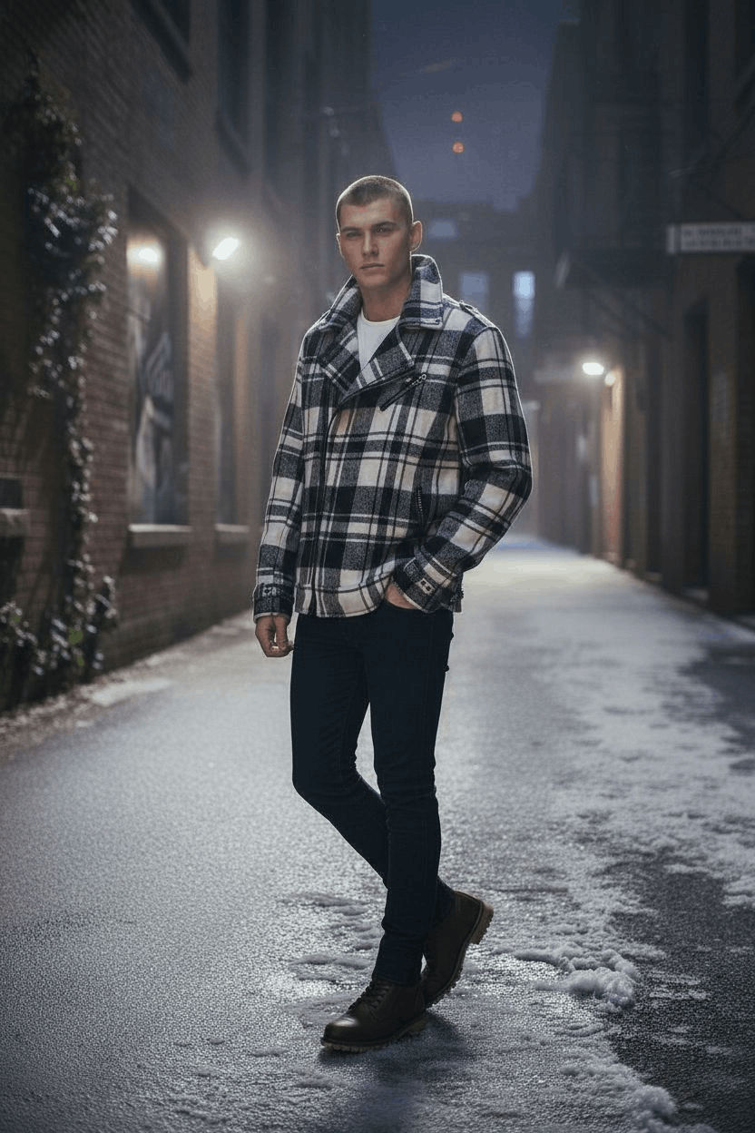 Xfrm Multi Zipped Nova Check Jacket