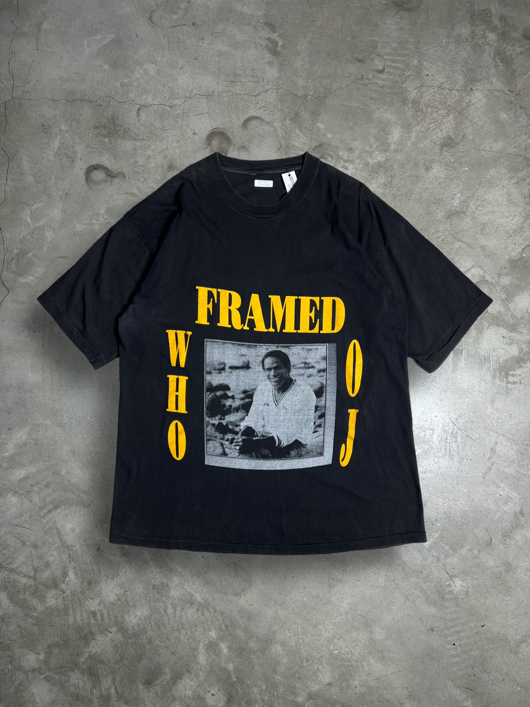 Rap Tees Vtg 90s Free OJ Simpson Don't Squeeze the Juice 32 GTME343 Size US XXL / EU 58 / 5 - 1 Thumbnail