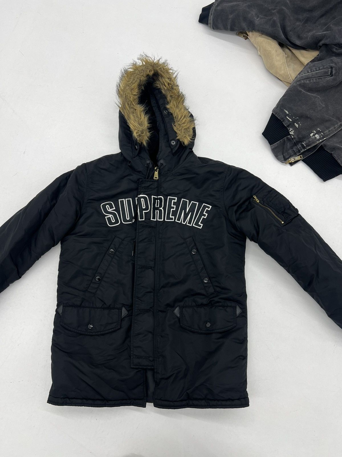 Supreme Supreme Fur Hood Winter Coat Size US M / EU 48-50 / 2 - 1 Thumbnail