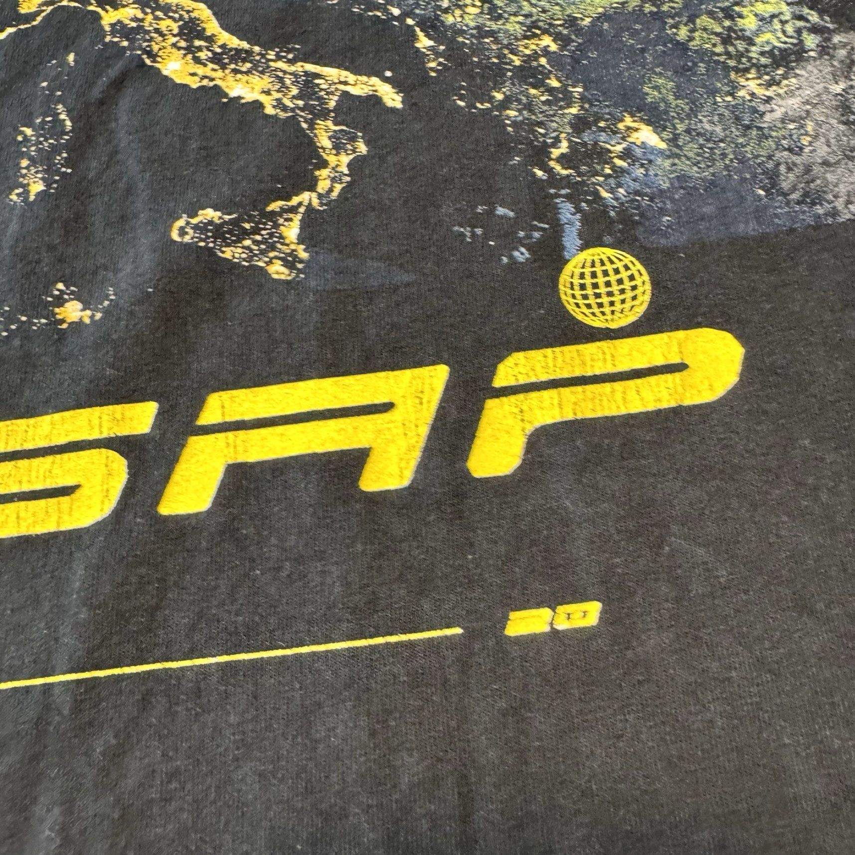 Vintage VINTAGE ASAP Worldwide Black Short Sleeve T Shirt Mens XS S? Size US M / EU 48-50 / 2 - 6 Thumbnail