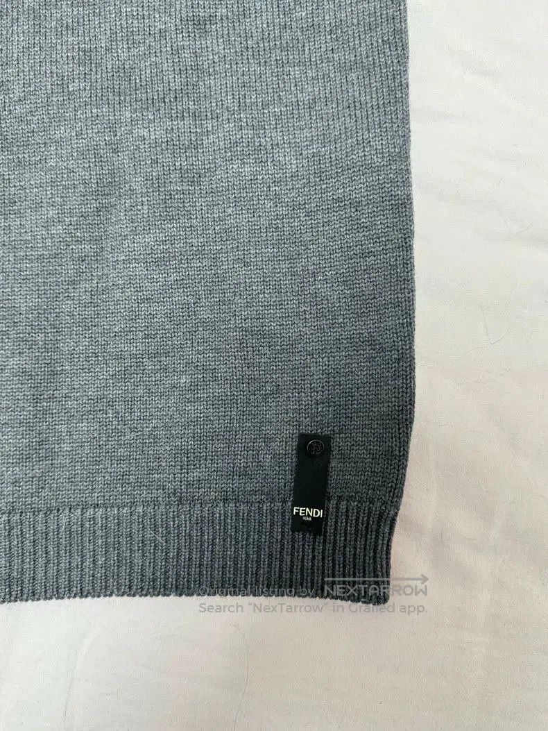 Fendi Fendi Gray Pink Colorblock Sweater. Size US XL / EU 56 / 4 - 4 Thumbnail