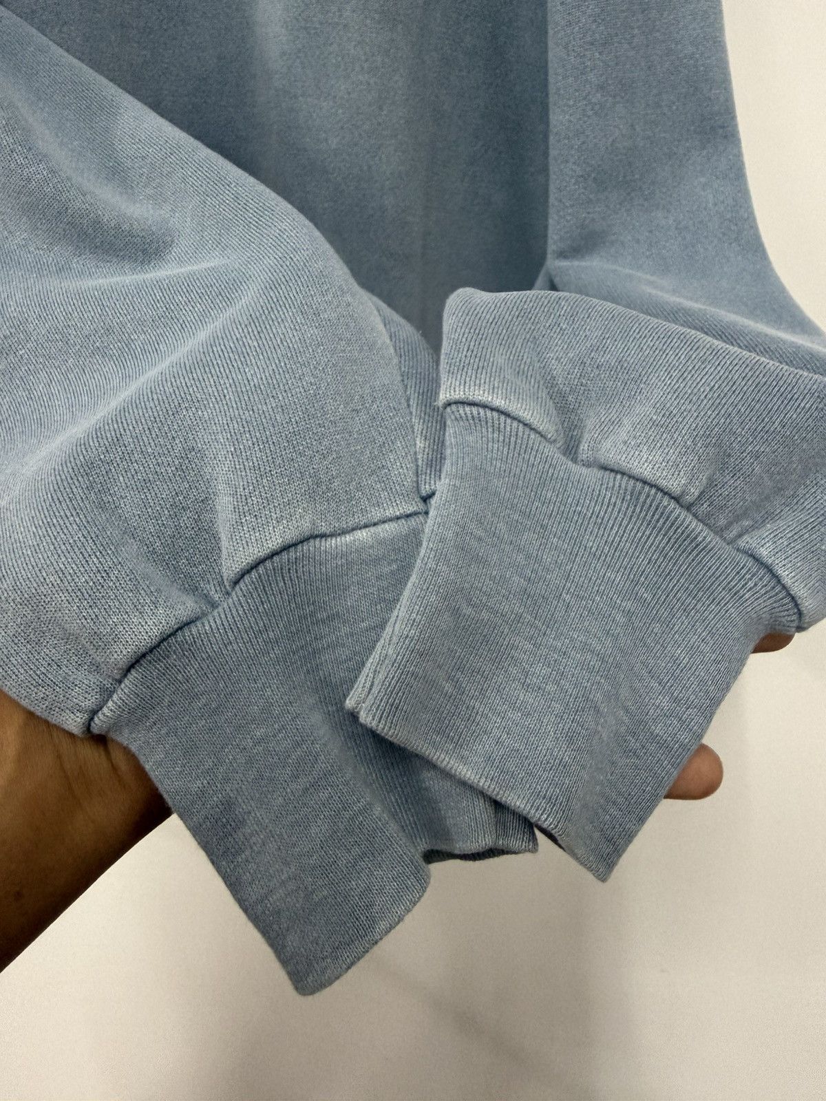 Anvil 🔥 90's Anvil Dyed Blue Plain Made in USA Plain Sweatshirt -L Size US M / EU 48-50 / 2 - 7 Thumbnail