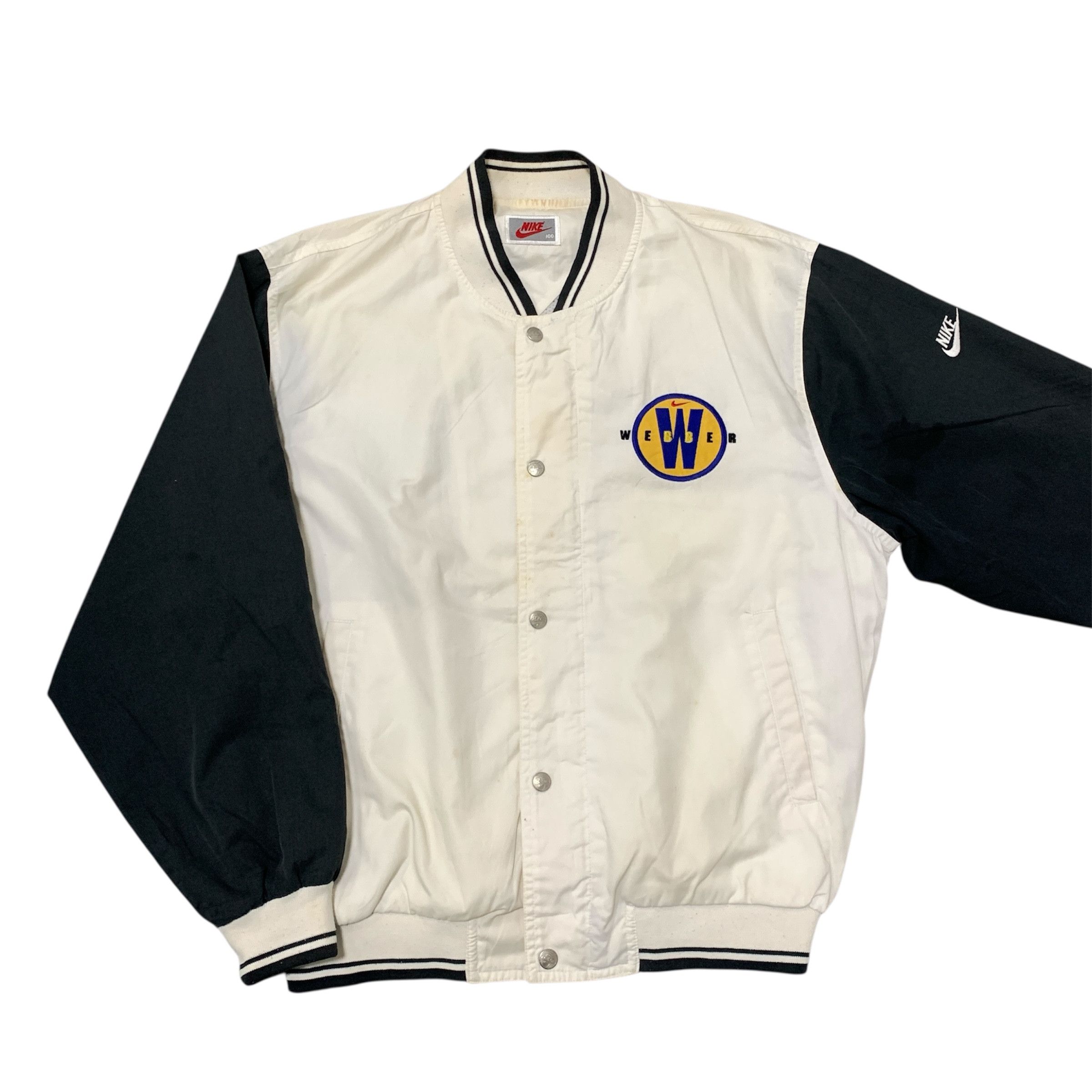 Vintage Vintage Nike Chris Webber Lightweight Varsity Jacket Size US XL / EU 56 / 4 - 5 Thumbnail