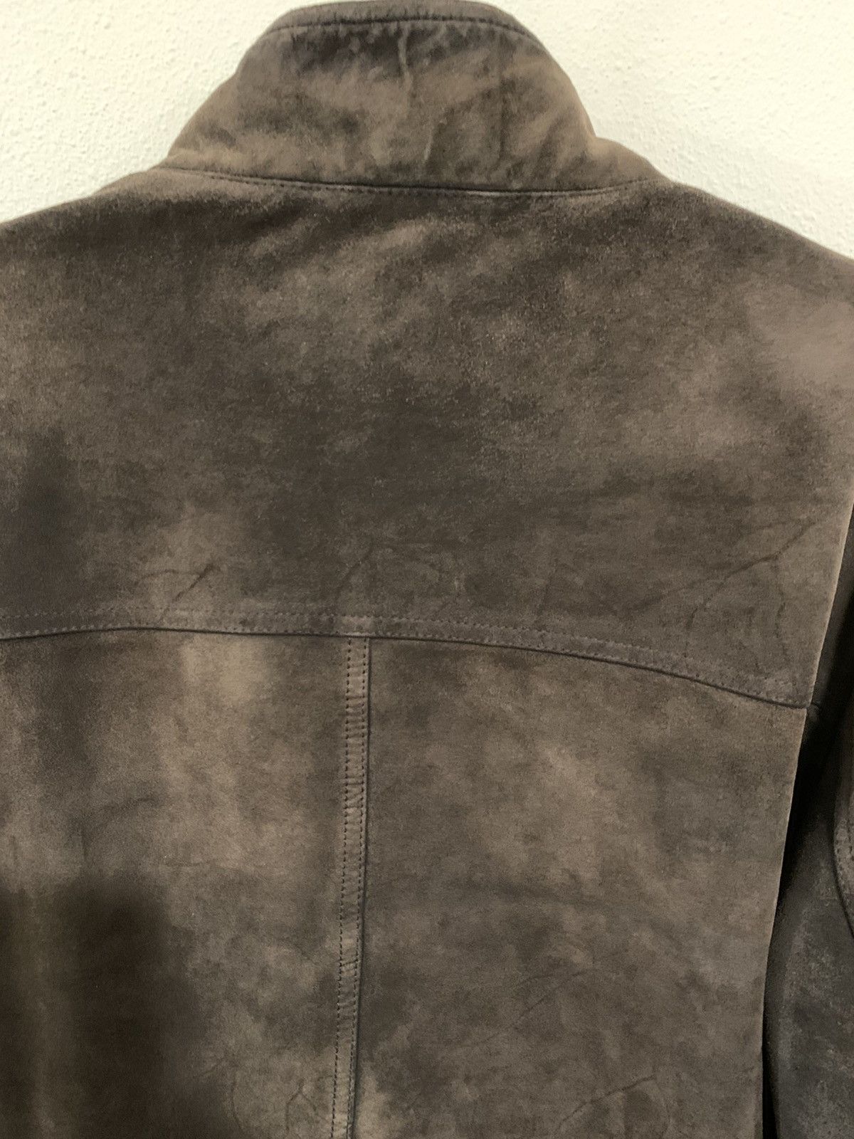 Slate & Stone slate & stone faded goat leather zip up jacket Size US S / EU 44-46 / 1 - 9 Thumbnail
