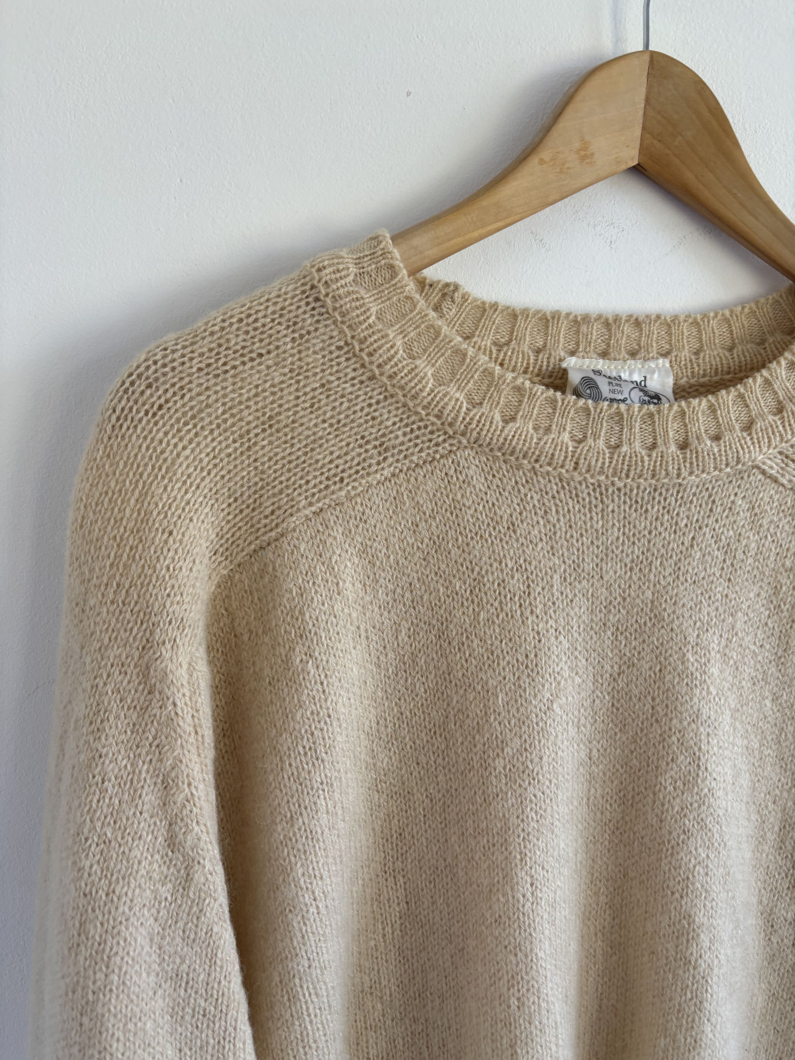Vintage Vintage Shetland Pure Wool Classic Knitted Sweater Size US L / EU 52-54 / 3 - 7 Thumbnail