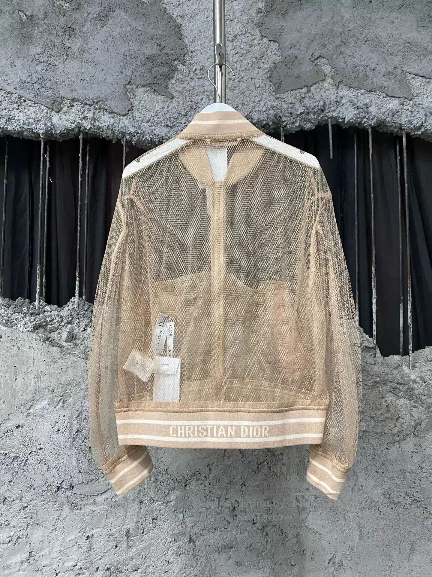 Dior dior lace zip-up jacket in beige. Size US S / EU 44-46 / 1 - 2 Thumbnail
