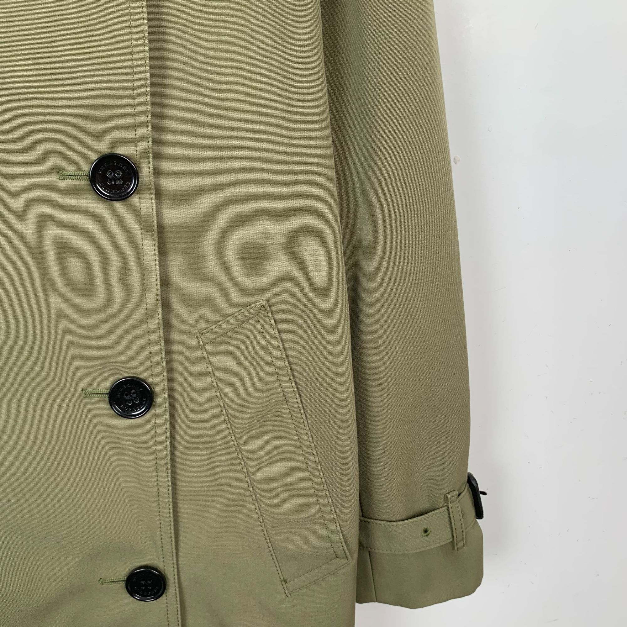 Burberry Burberry Military Green Double-Breasted Trench Coat (Size 4 Size M / US 6-8 / IT 42-44 - 6 Thumbnail