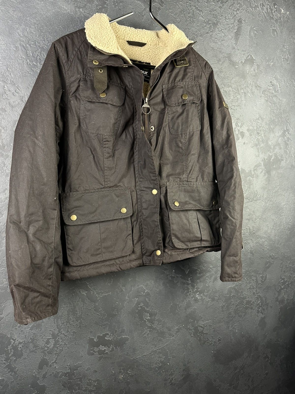 Barbour × Designer Barbour International Margate Wax Jacket Size XL / US 12-14 / IT 48-50 - 3 Thumbnail