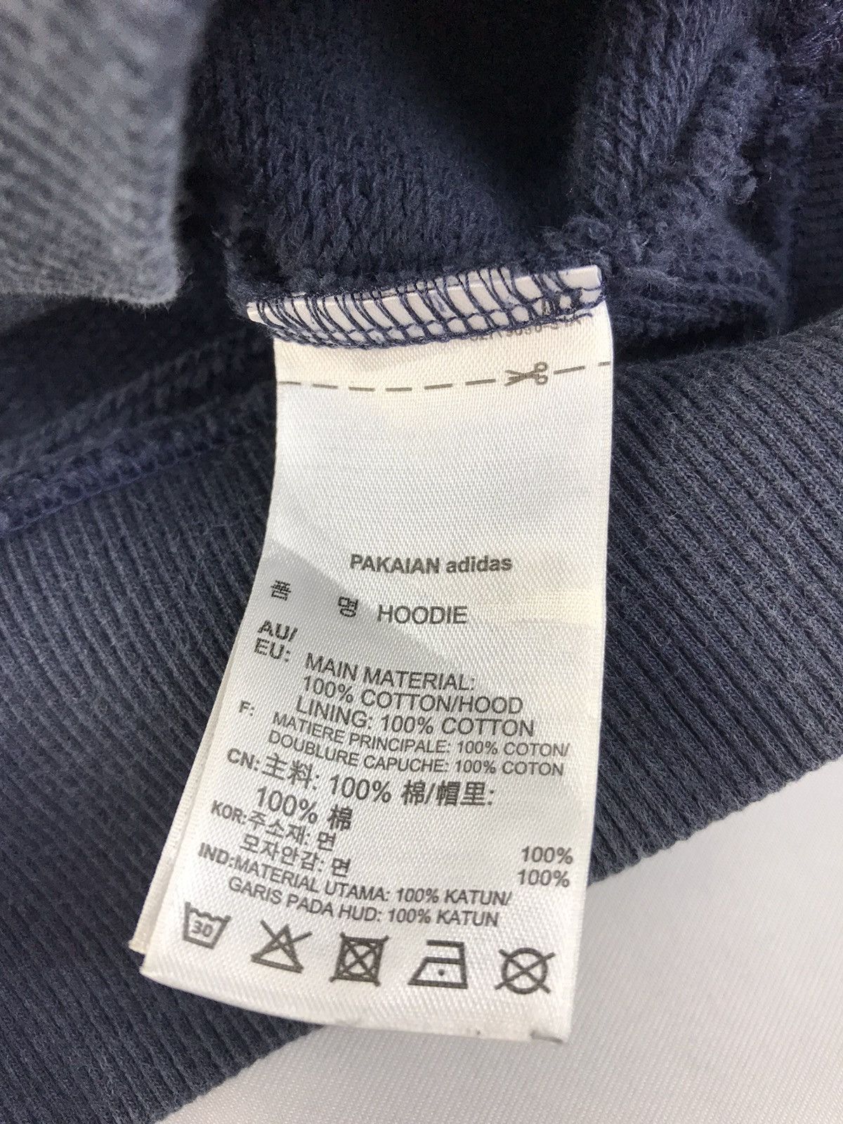 Adidas × Vintage Vintage Sweatshirt Adidas Big Logo Hoodie Style Size US L / EU 52-54 / 3 - 8 Thumbnail