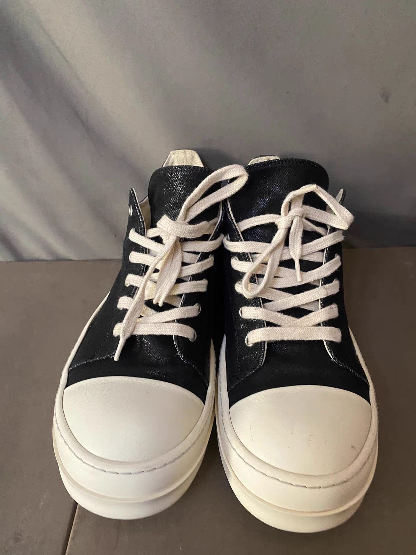 Rick Owens Rick Owens Waxed Turbo Sneakers Size US 8 / EU 41 - 2 Thumbnail