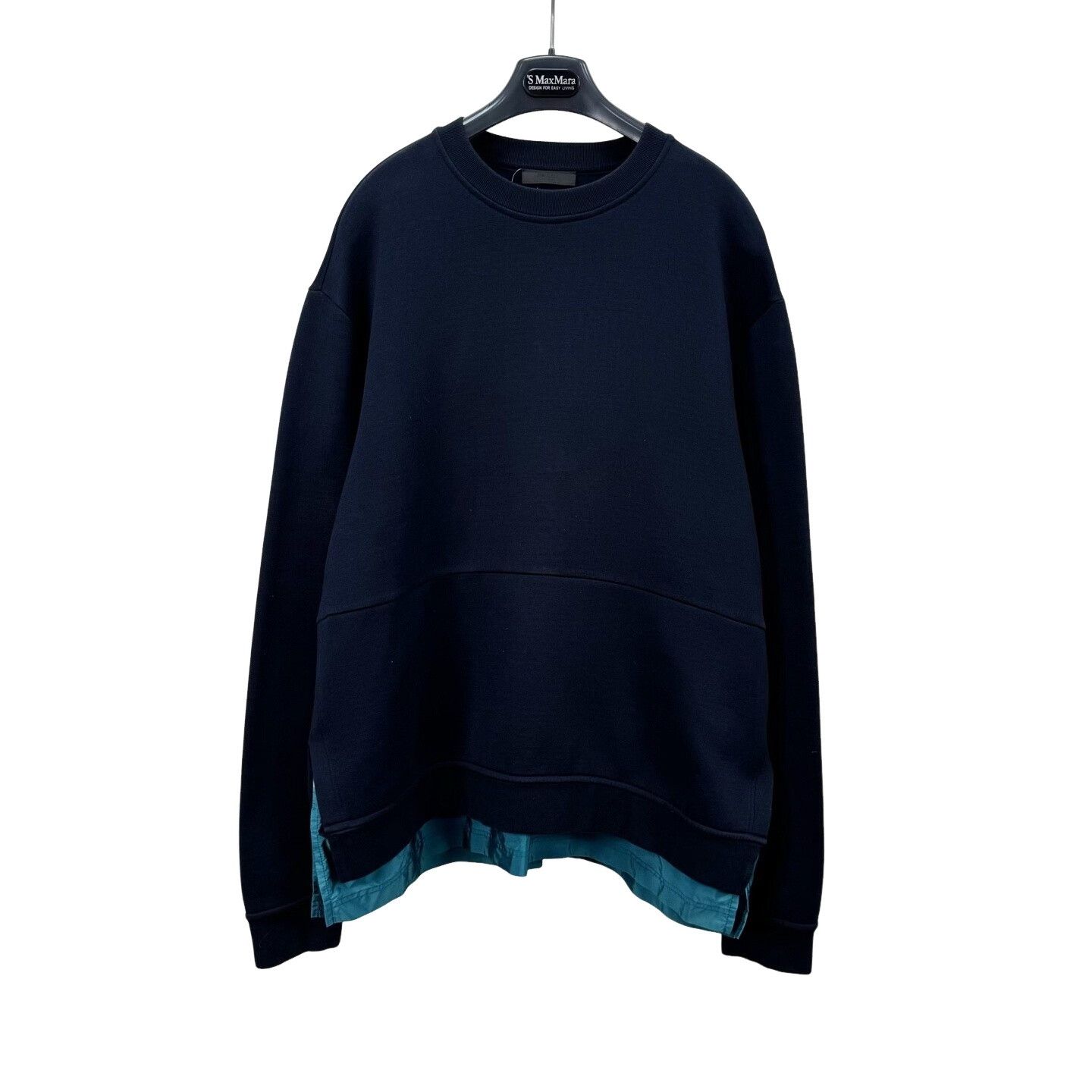 Prada Prada Paneled Triangle Logo Sweatshirt XXL Size US XXL / EU 58 / 5 - 1 Thumbnail