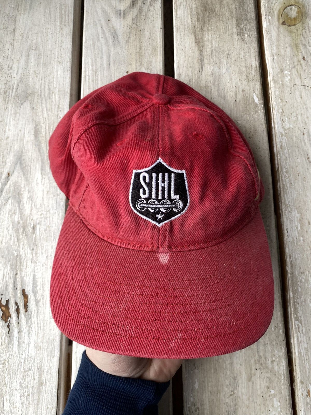 NHL × Nike × Vintage NHL SIHL Nike Swiss hockey league cap hat Size ONE SIZE - 3 Thumbnail