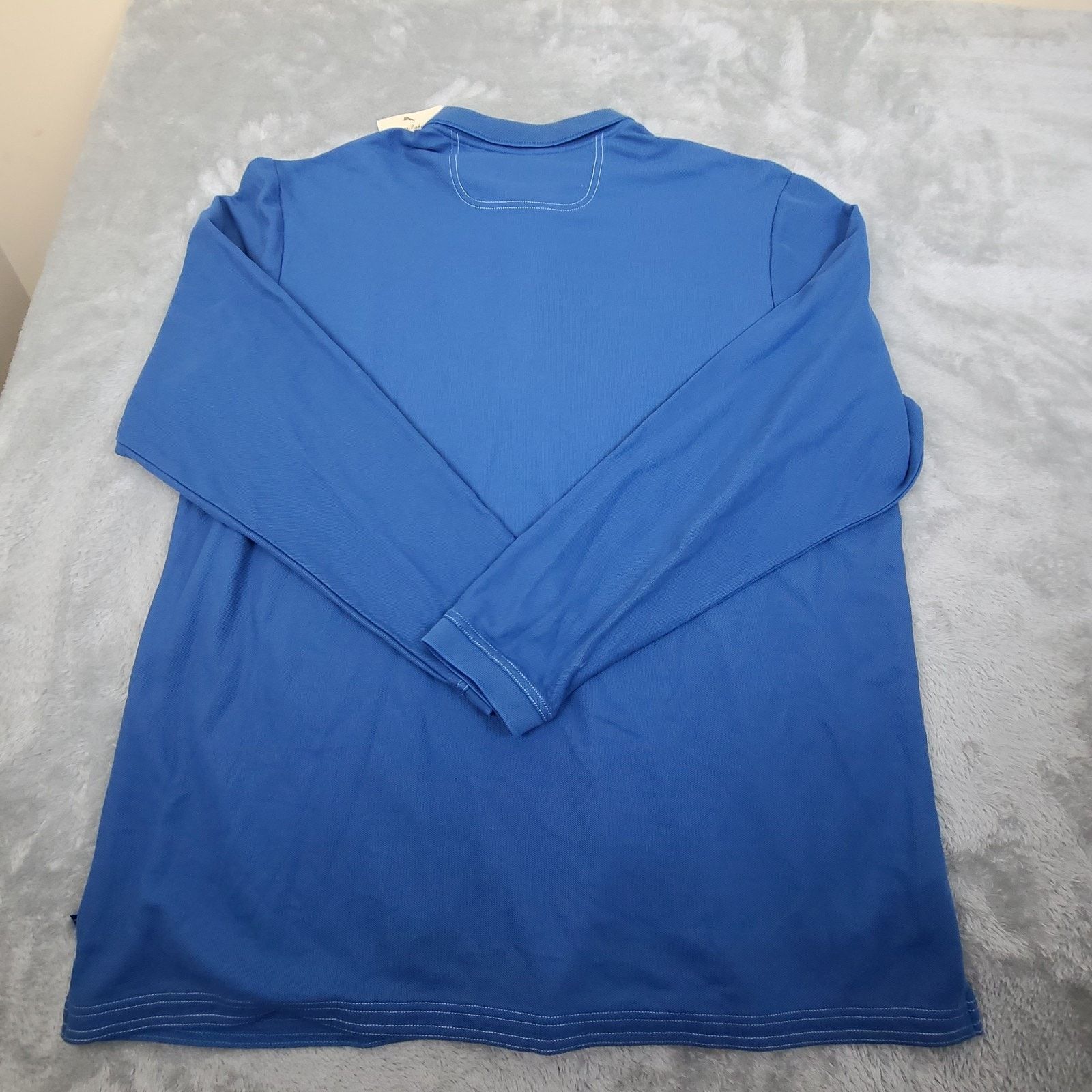Tommy Bahama Tommy Bahama Long Sleeve Emfielder 2.0 Supima 2XT Blue NWT Size US XXL / EU 58 / 5 - 12 Thumbnail