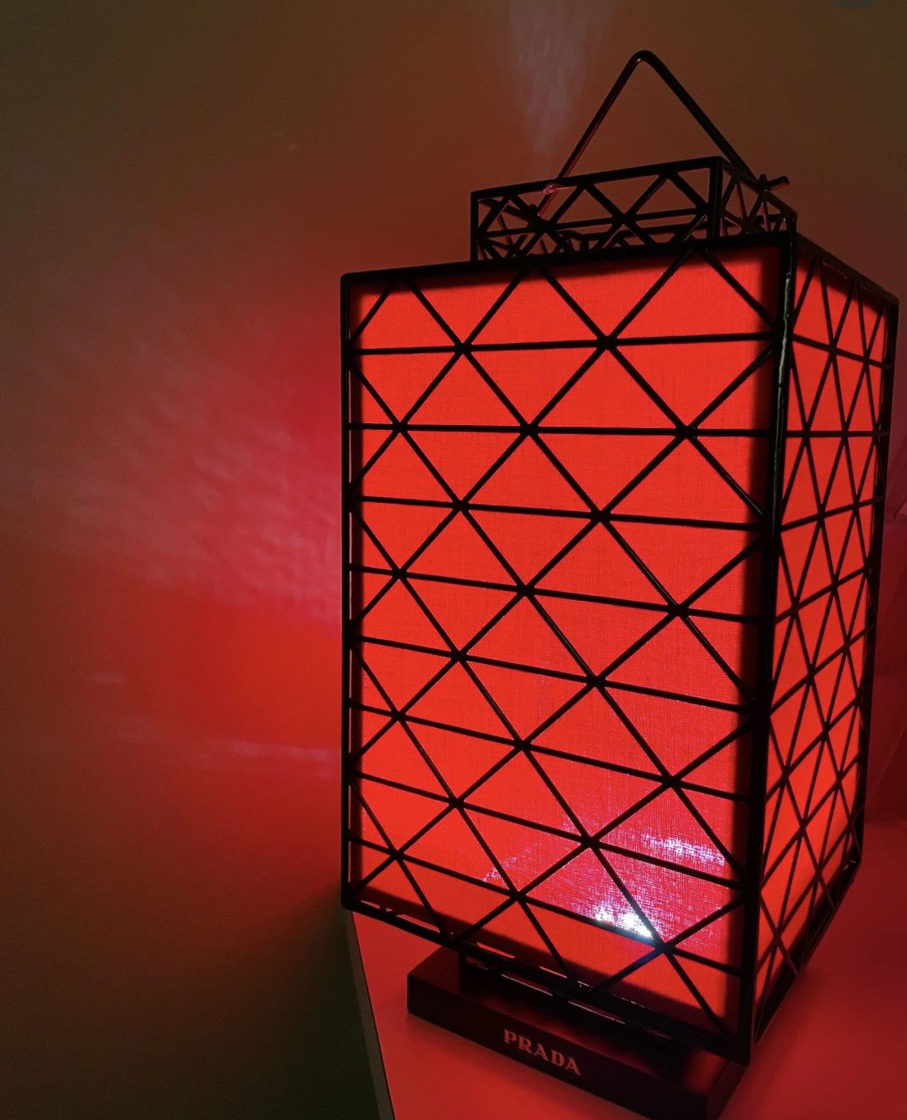 Prada 🔺Prada triangle Lantern table lamp home decor Size ONE SIZE - 1 Thumbnail
