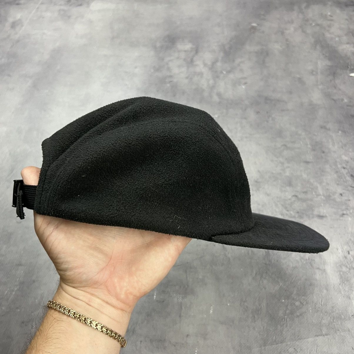 Stussy Rare! Stussy Fleece 5 Panel Logo Supreme Cap Size ONE SIZE - 6 Thumbnail