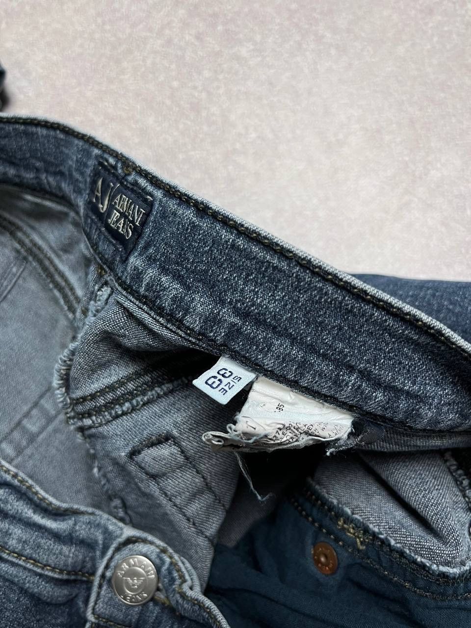 Armani Vintage Armani Pocket Logo Baggy Jeans Y2K 33 Size US 33 - 10 Thumbnail