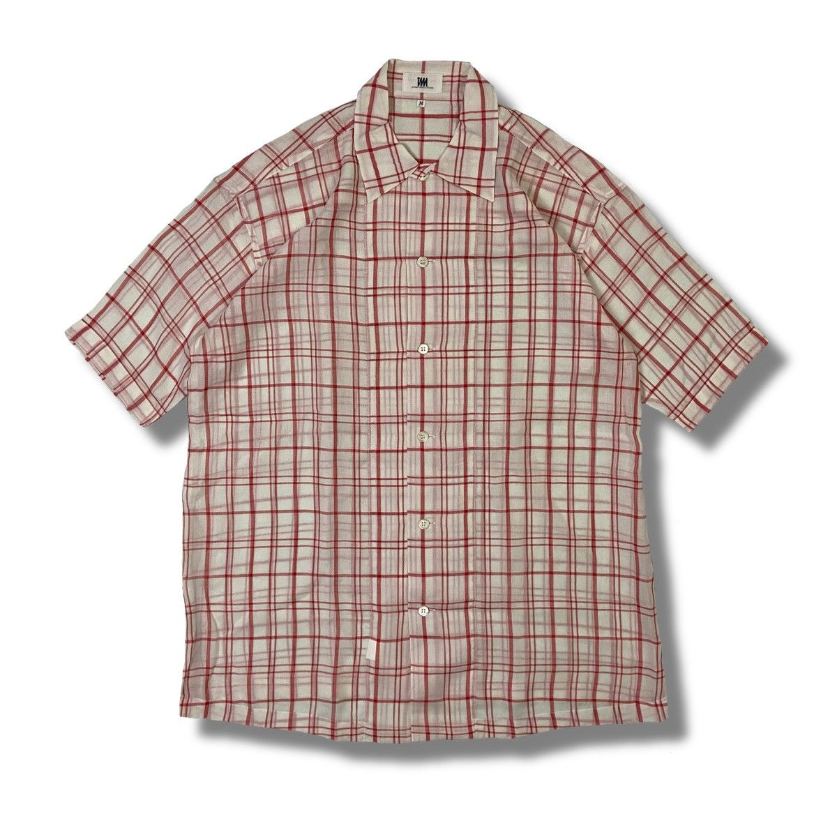 Issey Miyake IM IMLT / Makes Less Studio Sheer Plaid Shirt Size US M / EU 48-50 / 2 - 1 Thumbnail