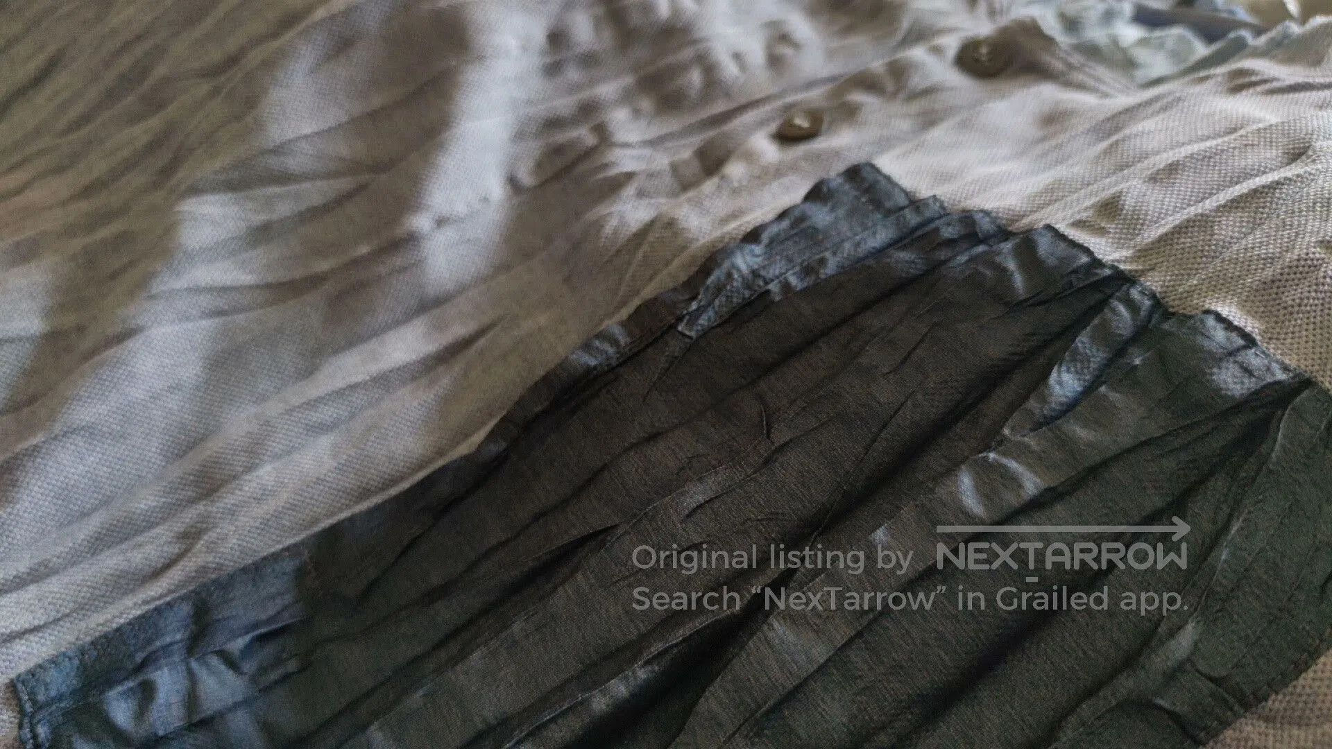 Issey Miyake Issey Miyake Men's Pleated Polo Shirt. Size US M / EU 48-50 / 2 - 5 Thumbnail
