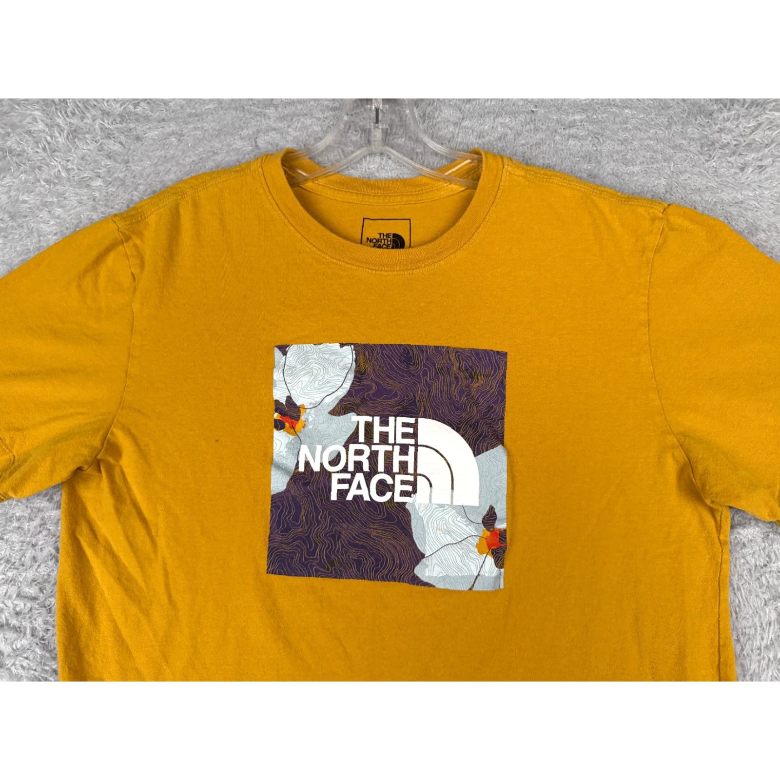 The North Face The North Face Shirt Men Medium Yellow Floral Short Sleeve Crew Neck 100% Cotton T-Shirt Size US M / EU 48-50 / 2 - 4 Thumbnail